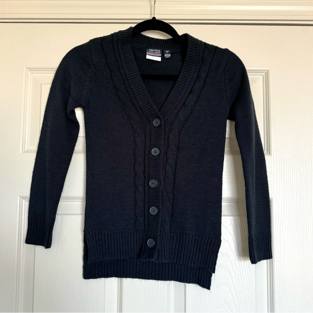 Navy Blue Cardigan / School Uniform